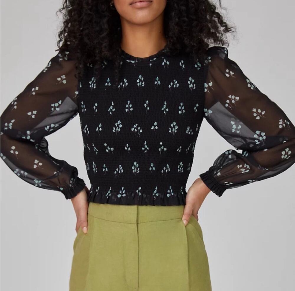 Aritzia Wilfred Tempest Blouse Size Large